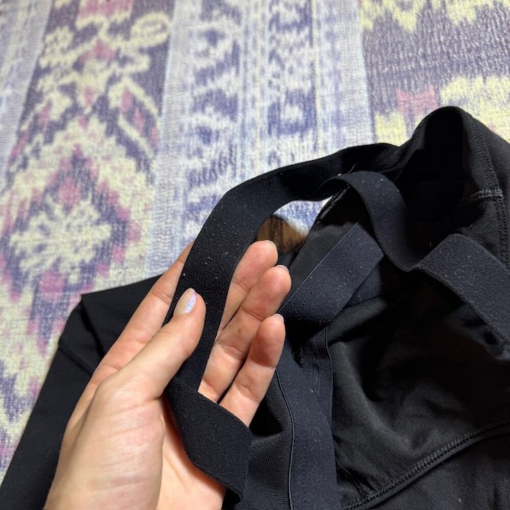 Lululemon Work It Out Tank Top Yoga Shelf Bra Stretch Sleeveless In Black - Picture 13 of 16